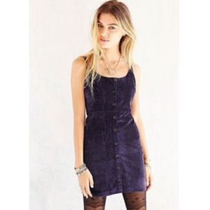Urban Outfitters Cooperative blue corduroy dress